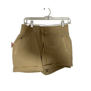 River and Rose Women's Tan Breathable Chino Hiking Gorpcore Utility Shorts